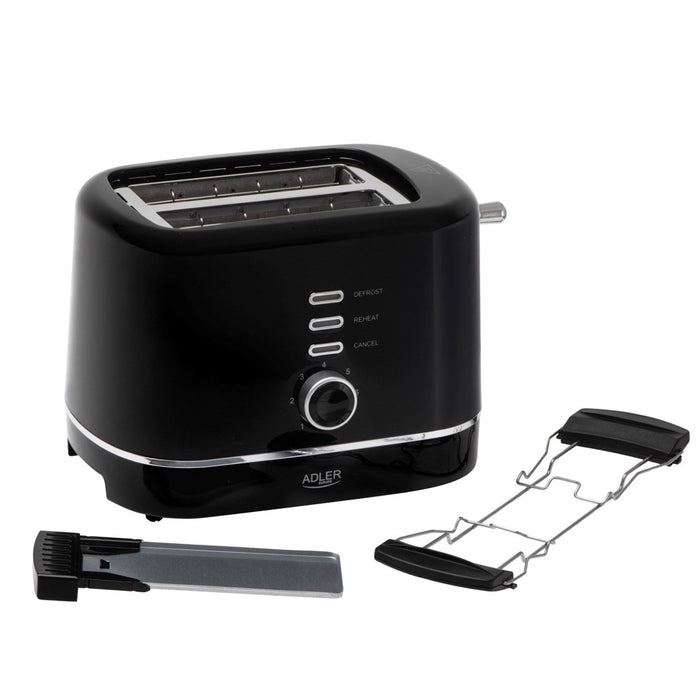 Adler AD 3224b Toaster with rack 7 browning levels black
