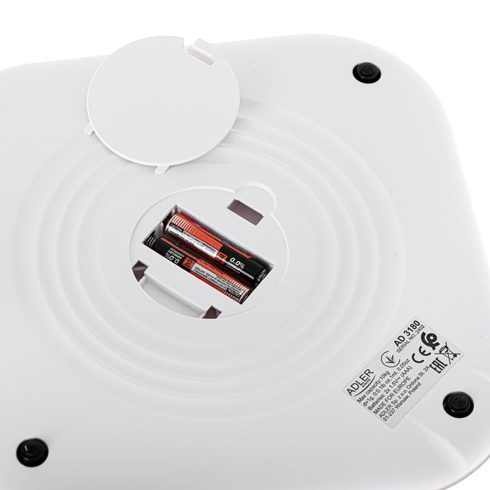 KITCHEN SCALE WHITE ADLER