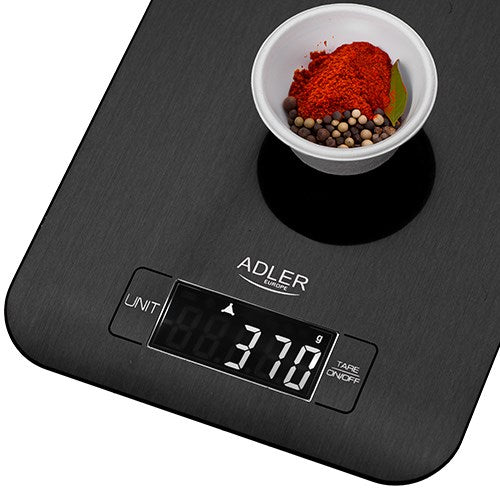 KITCHEN SCALE BLACK ADLER