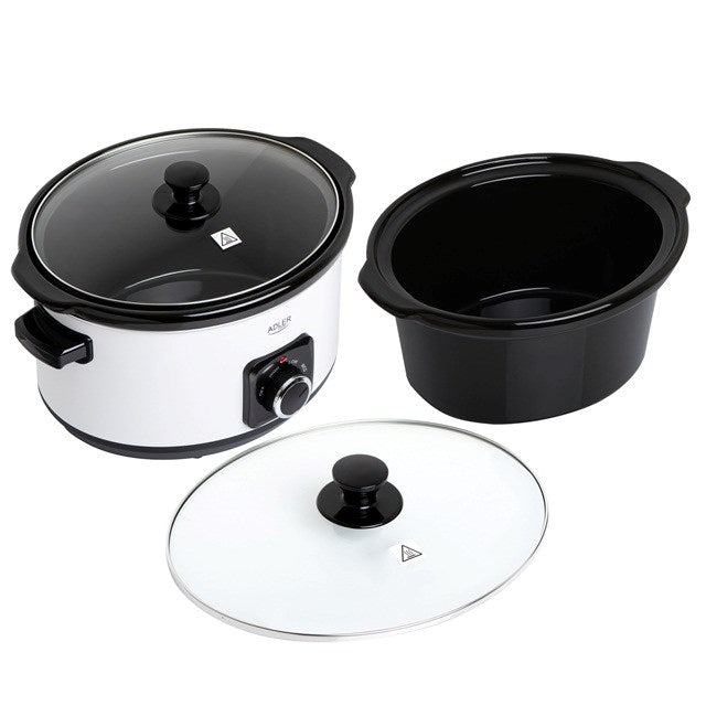 Adler AD 6413W Slow cooker 5.8 l White