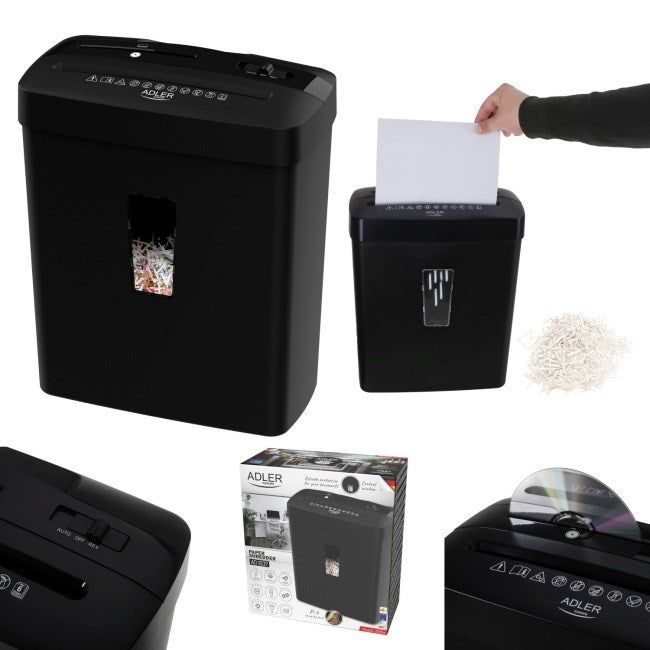 Adler AD 1037 Document Shredder Black