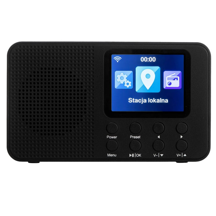 Camry CR 1918 Internet Radio, 2.4” Black