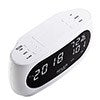 Adler AD 1186W alarm clock Digital alarm clock Black, White