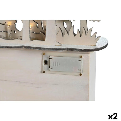 Advent Calendar DKD Home Decor Wood 34 x 8,5 x 36,5 cm (2 Units) - Декорация и Осветление<<<Дом