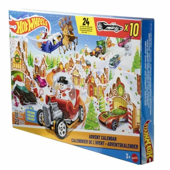 Advent Calendar Hot Wheels Metal Plastic Sports - Коледни украси<<<Декорация и Осветление<<<Дом Градина<<<BigBuy