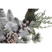 Advent wreathe DKD Home Decor Natural wicker Pineapple Snowfall 46 x 7 x 46 cm (2 Units) - Декорация и Осветление<<<Дом