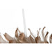 Advent wreathe Home ESPRIT White Golden Feather 30 x 7 x 30 cm (2 Units) - Декорация и Осветление<<<Дом