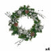 Advent wreathe Krist+ Green Silver 60 x 13 x 60 cm (4 Units) - Декорация и Осветление<<<Дом Градина<<<BigBuy&&&Коледни