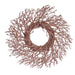 Advent wreathe Krist+ Pink Golden Plastic Branch 50 x 10 x 50 cm (2 Units) - Декорация и Осветление<<<Дом