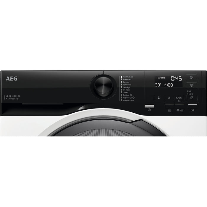 Washing machine AEG LFR6G544E, 10.50 kg, 1400 rpm, A, White