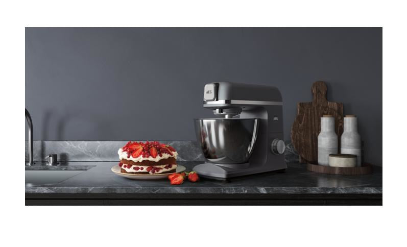 AEG KM5-1-4BPT Kitchen Robot 1200 W 5 L Black, Pearl