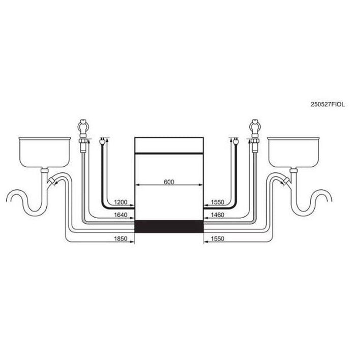 Built-in dishwasher AEG GI8200X5TN