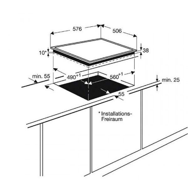 Built-in hob AEG HK634021XB