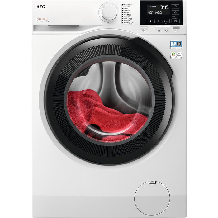 Washing machine AEG LFR71844BE*** , 1400 rpm, 8.00 kg, A , White