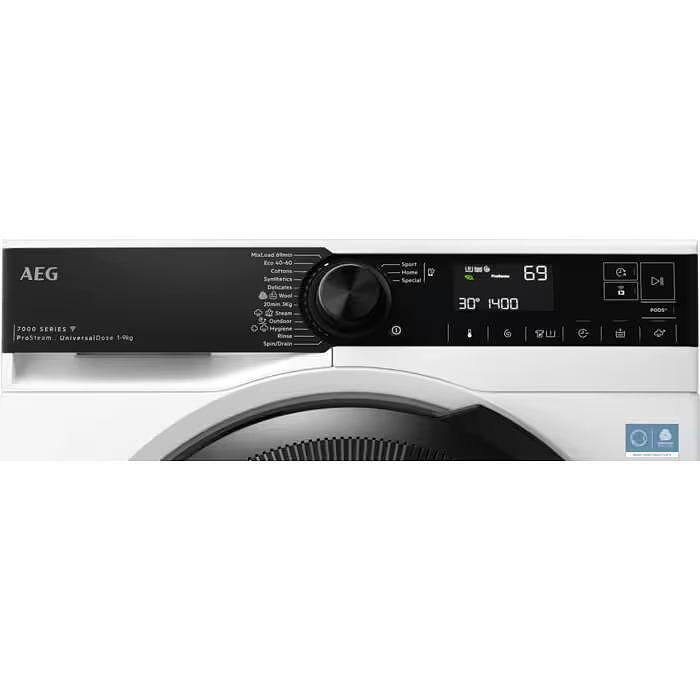 Washing machine AEG LFR73944FQE, 1400 rpm, 9.00 kg, A, White