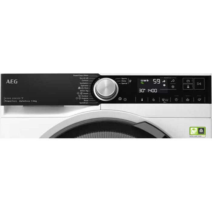 Washing machine AEG LFR85146QE, 10 kg, WiFi, 1400 rpm.