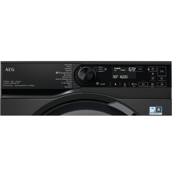 Washing machine with dryer AEG LWR73166OE, 10/6 kg, WiFi, 1600 rpm.