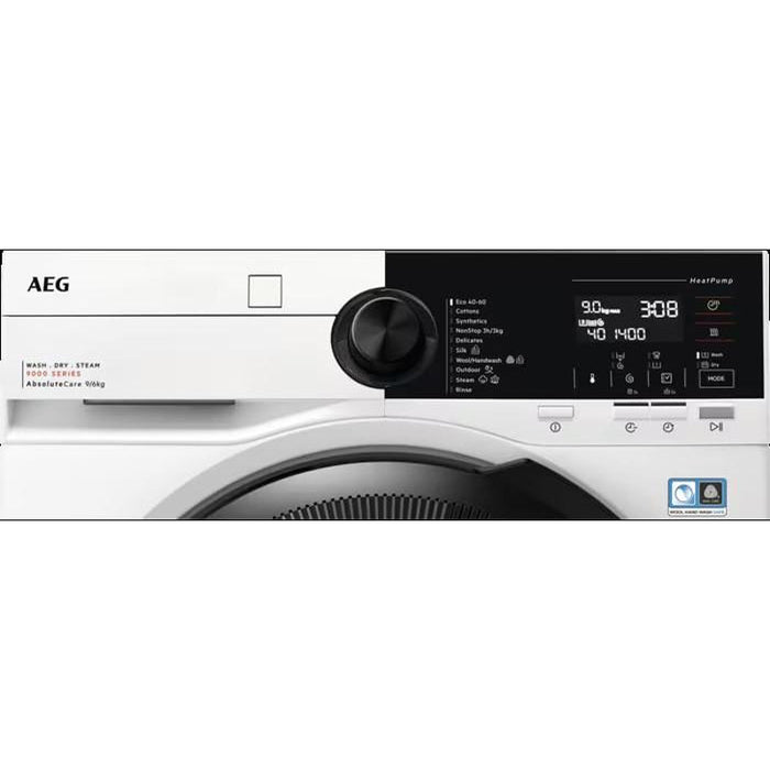 Washing machine with dryer AEG LWR96944B, 9/6 kg, 1400 rpm.