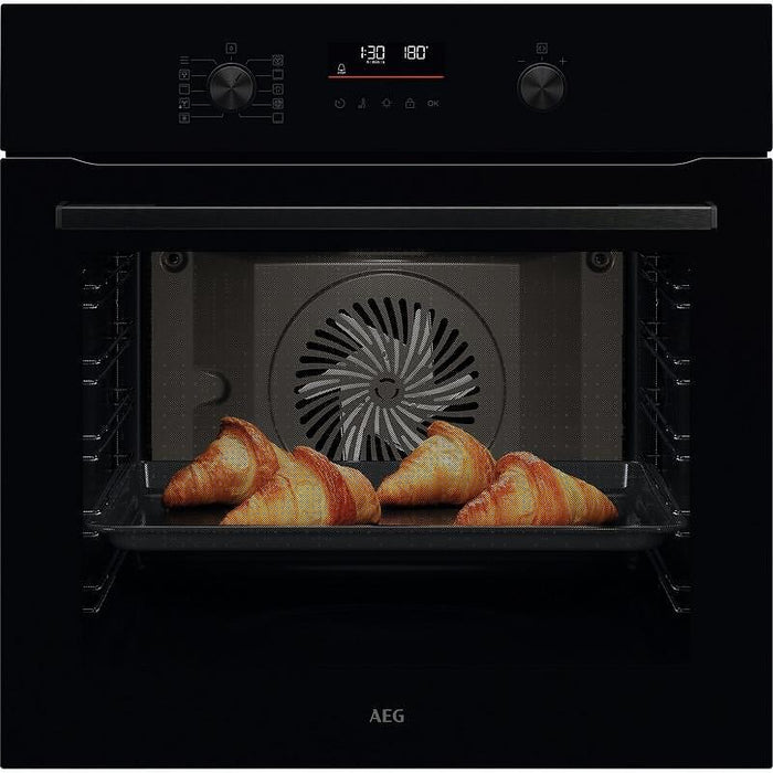 Built-in oven AEG NBA5C43AK (ST), 71, Push buttons, A+, Water cleaning