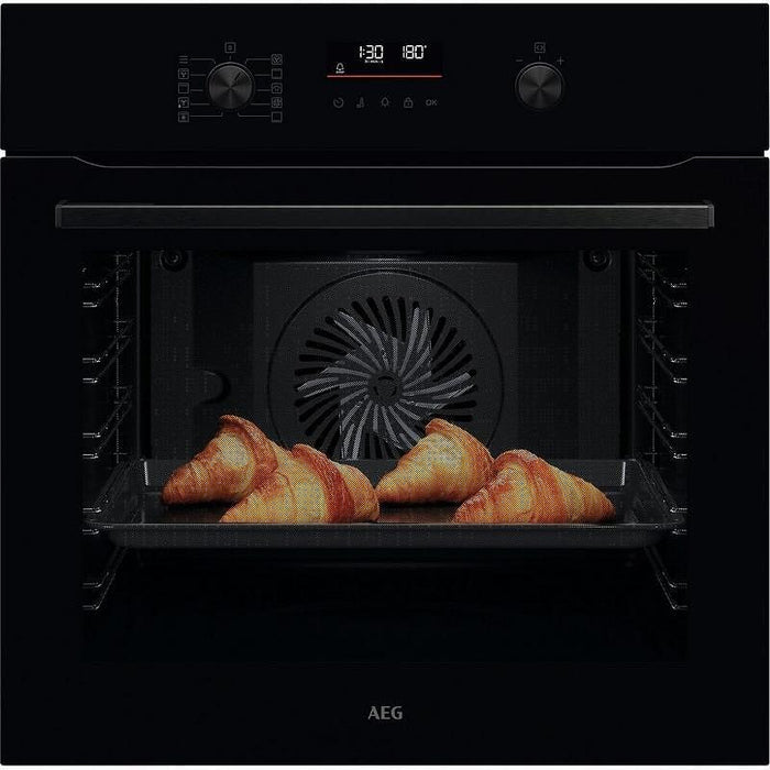 Built-in oven AEG NBA5P43AK(ST), Push buttons, 71, A+, Pyrolysis
