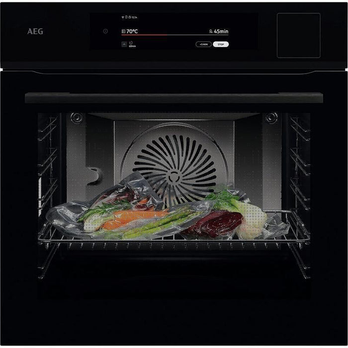 Built-in oven AEG NBP9S831AB (ST) , 70 , A++ , Steam cleaning , Sensor