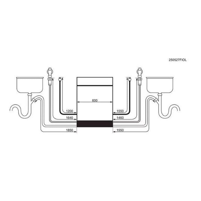 Built-in dishwasher AEG NG97IX20PK (ST), 15 place settings, A