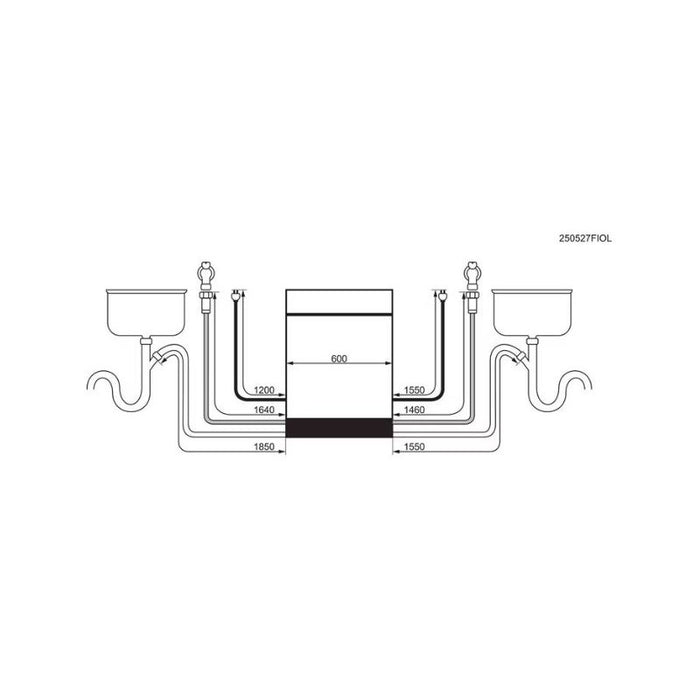 Built-in dishwasher AEG NG97IX50PK (ST), 14 place settings, A