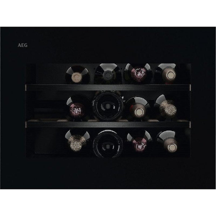 Built-in refrigerator AEG NKW8P21KAB (ST), 49 l, F, Yes, Black