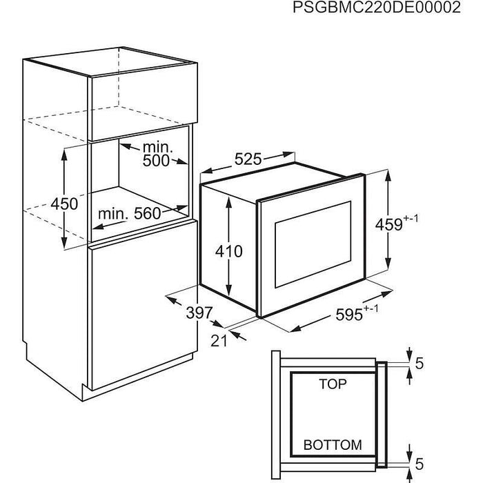 Built-in microwave AEG NMB6G261UB
