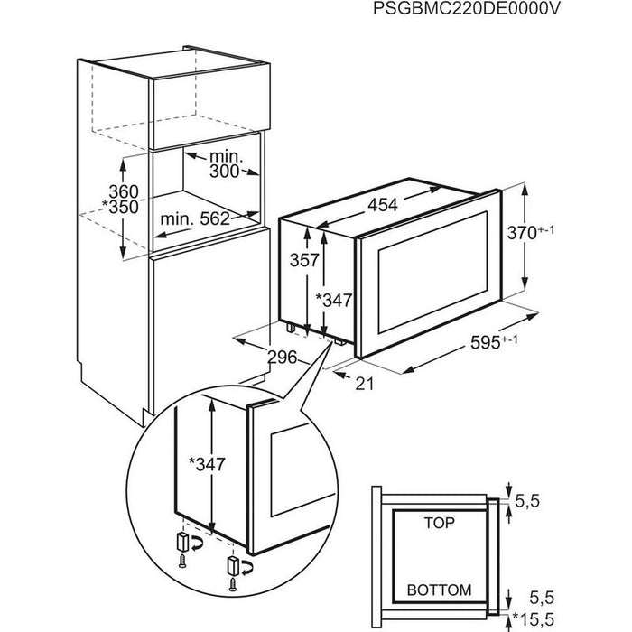 Built-in microwave AEG NMB6S171SB