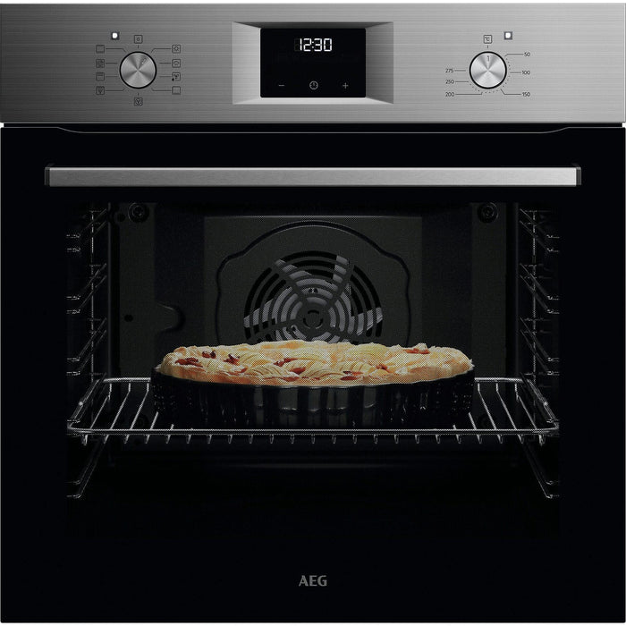 Built-in oven AEG OA5AB21SM. , 72 , Push buttons , A+ , Water cleaning