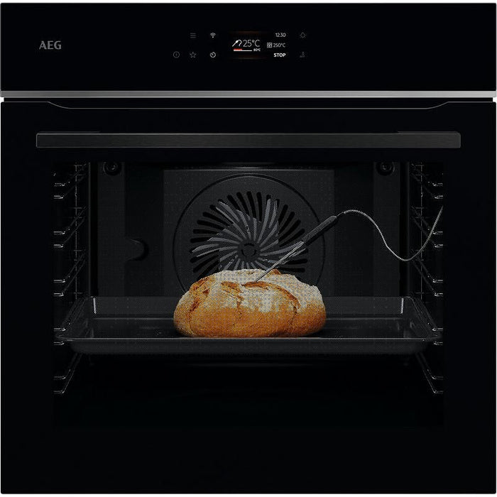 Built-in oven AEG TE7PB63ZAB, 71 l, Pyrolysis, A+