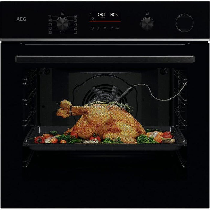 Built-in oven AEG TR6PB531SB, SenseCook with SteamCrisp