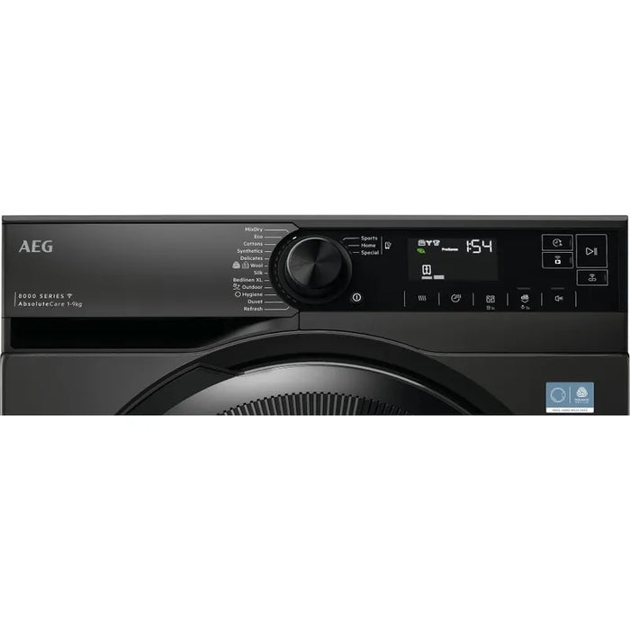 Dryer AEG TR8394CDE, 9 kg, C, Black