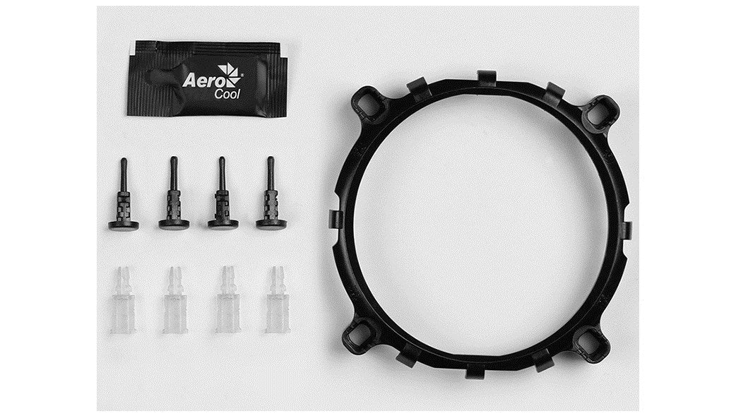 Aerocool Air Frost 4 Processor Cooler 9 cm Black