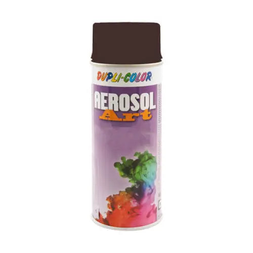 AEROSOL ART 8017 QUICK DRYING CHOCOLATE BROWN DUPLI COLOR - Спрей бои<<<Бои за метал и дърво<<<Бои и