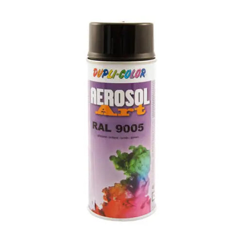 AEROSOL ART 9005 QUICK DRYING BLACK DUPLI COLOR - Спрей бои<<<Бои за метал и дърво<<<Бои и лакове<<<Praktiker&&&Спрей
