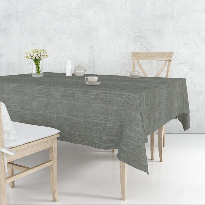 TABLE COVER AGLIKA 140X180 CM LINEN GRAPHITE
