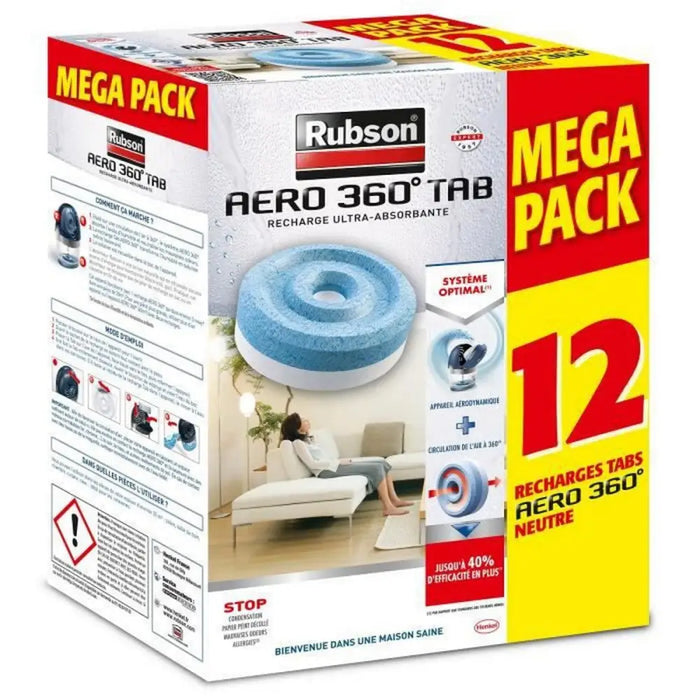 Air Freshener Refills Rubson Aero 360 Neutral - Почистване Прахосмукачки И Гладене<<<Дом