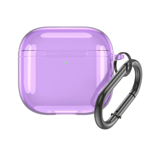 Airpods 4 Transparent Case - Purple - Cell phone cases and covers<<<HurtelXML