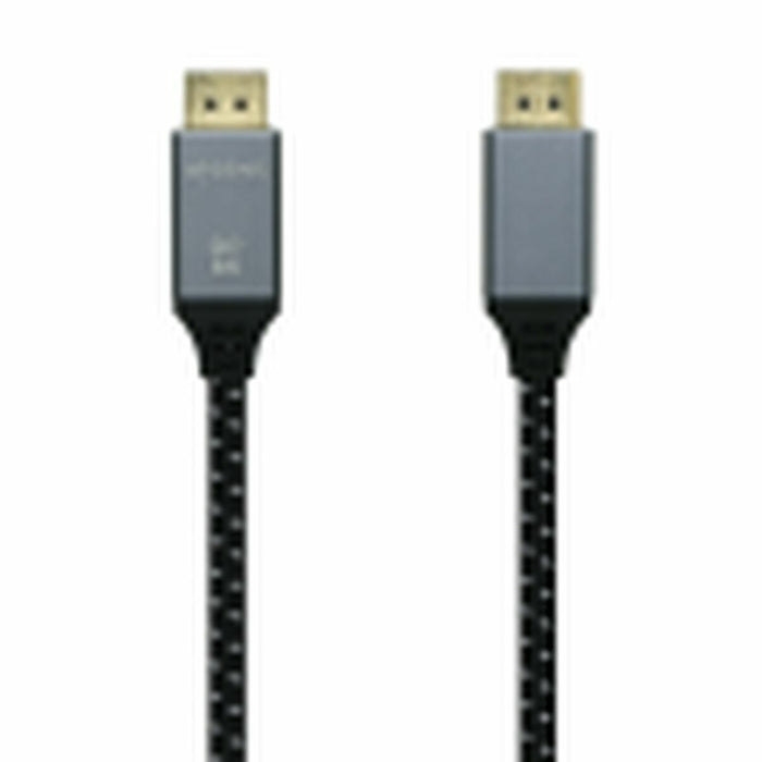 DisplayPort Cable Aisens Black Black/Grey 1,5 m
