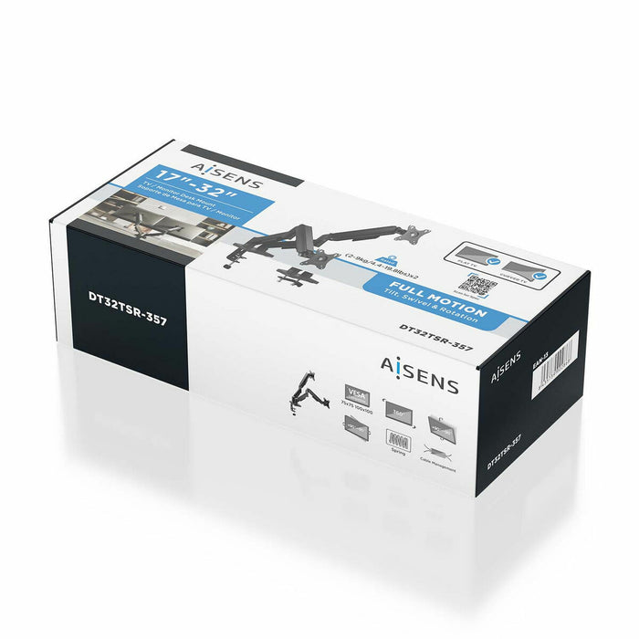 Screen Table Support Aisens DT32TSR-357 17" 32" 18 kg 9 kg