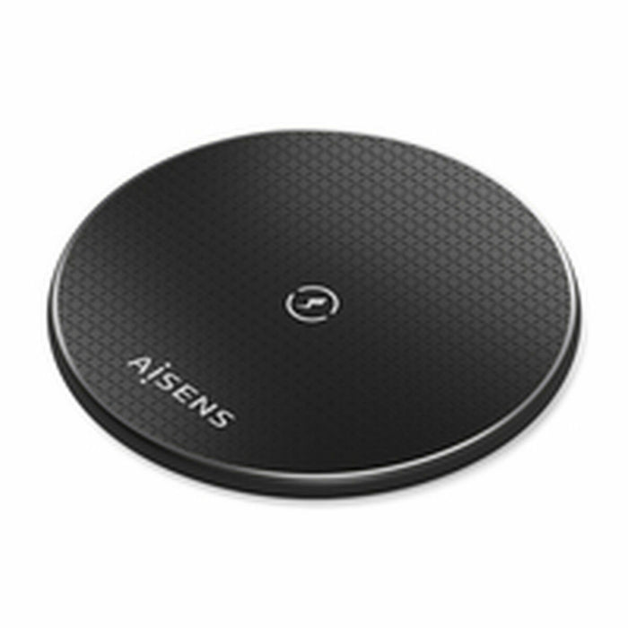 Cordless Charger Aisens ASCH-15W1WC058-BK Black 15 W