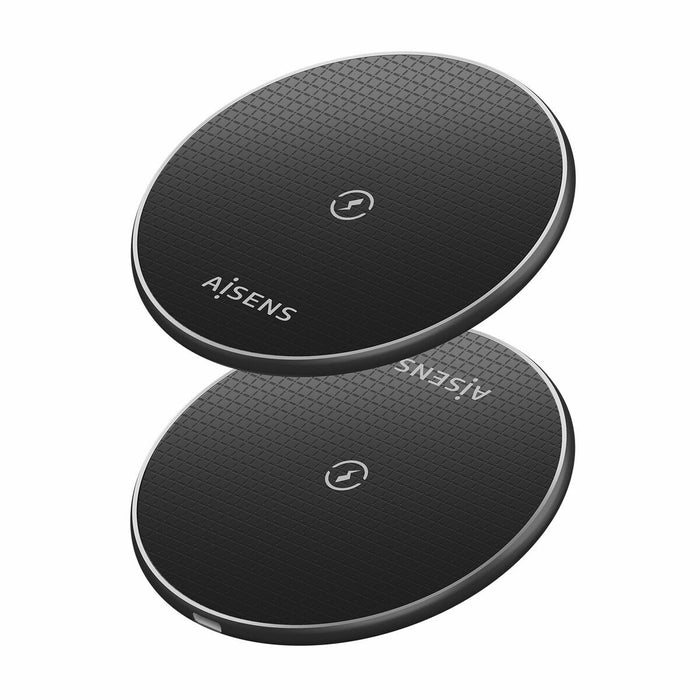 Cordless Charger Aisens ASCH-15W1WC058-BK Black 15 W