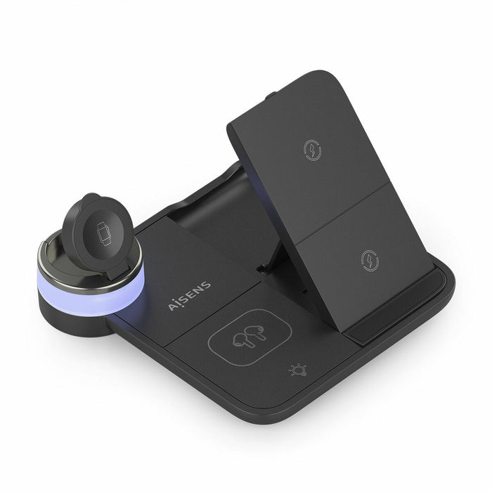 Cordless Charger Aisens ASCH-15W4WC062-BK Black 15 W