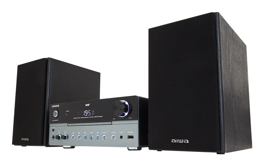 Aiwa MSBTU-700DAB home audio system Home audio micro system 25 W Arctic blue, Black