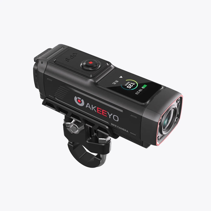 AKEEYO 730Pro 4K Handlebar Video Recorder Sports Camera for Bikes and Motorcycles - Black