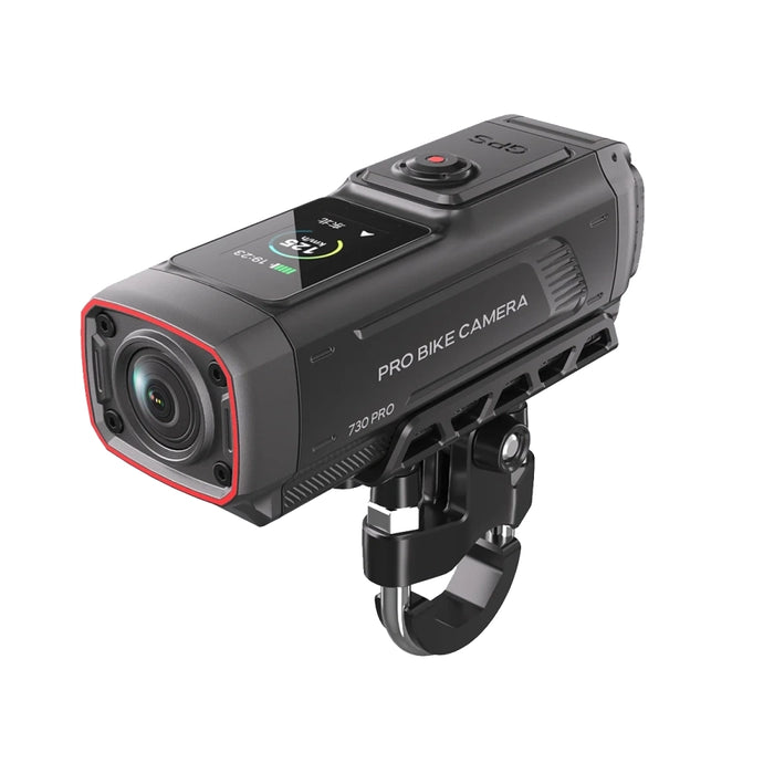 AKEEYO 730Pro 4K Handlebar Video Recorder Sports Camera for Bikes and Motorcycles - Black
