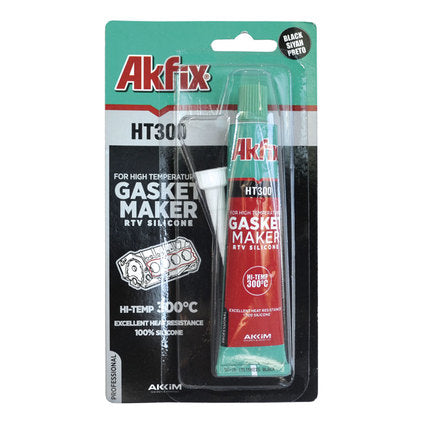 SILICONE THERMO HT300 BLACK AKFIX