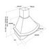 Akpo WK-4 Rustica Nova 60 Chimney Hood Beige Brown - Cooker hoodsAGD-OKA<<<Home Appliance - ProductsAGD<<<ActionPL